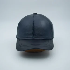 کلاه بیسبالی چرم طبیعی دو رنگ A010202